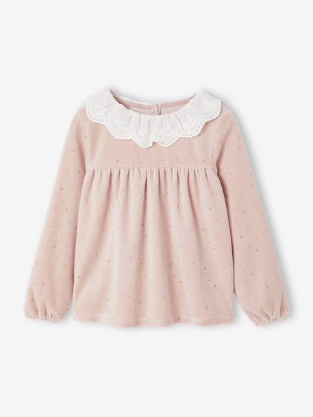 Pyjamas with Sequinned Cape for Girls rosy 