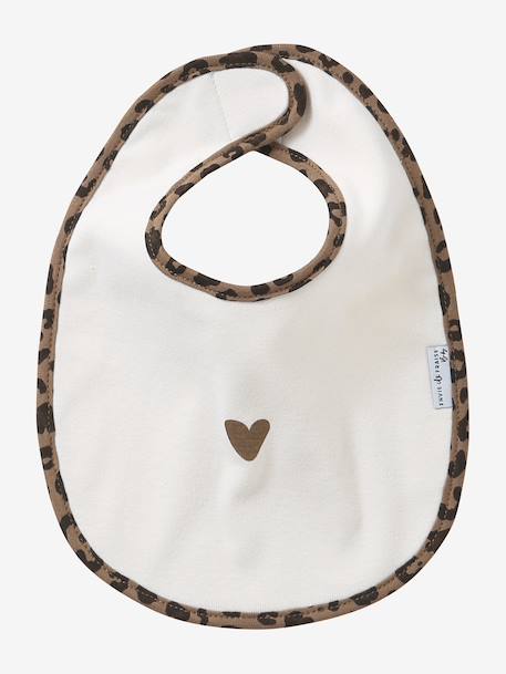 Leopard Bib Set, ENVIE DE FRAISE beige 