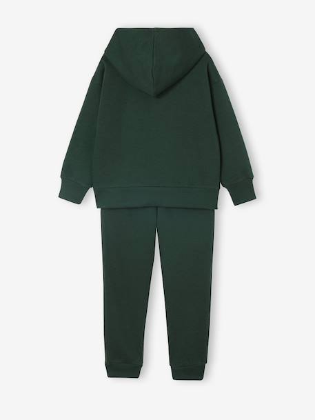 Boys' Harry Potter® sweatshirt + trouser sportswear set in fleece fir green 