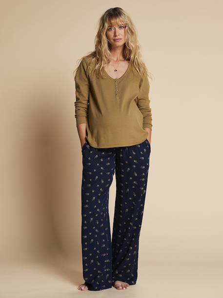 2-Piece Loungewear Set for Maternity & Nursing, ENVIE DE FRAISE olive 