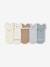 Pack of 5 Briefs in Towelling for Newborns beige 