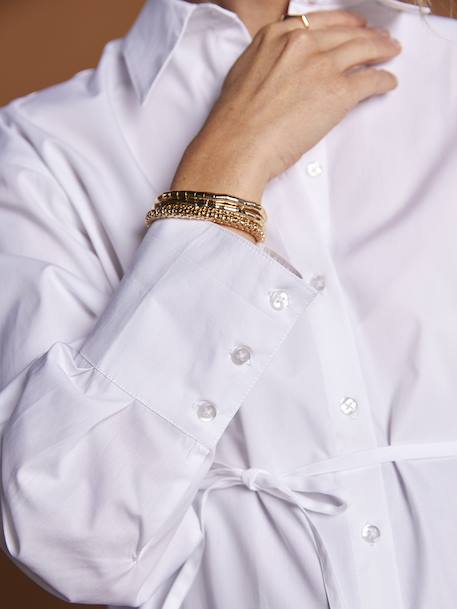 Long Shirt for Maternity & Nursing, ENVIE DE FRAISE ecru 