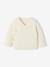 Set of 4 Plain Knit Items for Newborns: Cardigan + Trousers + Booties + Bodysuit ecru 