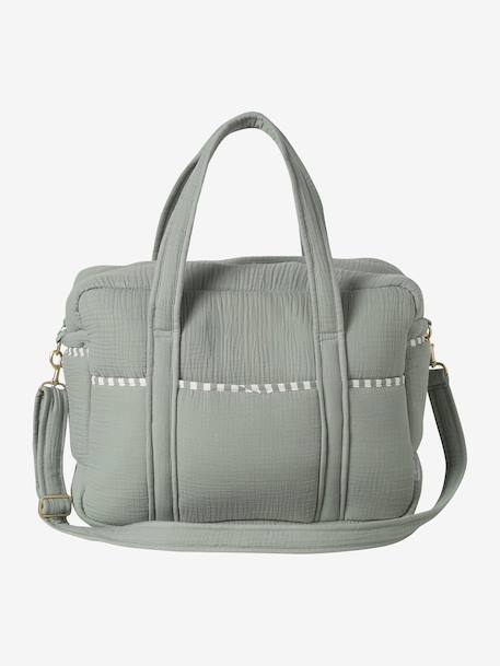 Customisable ENVIE DE FRAISE 24 or 48-hour changing bag sage green 