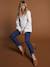 Blouse with Macramé Detail, Maternity & Nursing, ENVIE DE FRAISE terracotta+white 