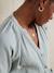 Blouse in Organic Cotton Gauze* for Maternity & Nursing dusky pink+sage green 