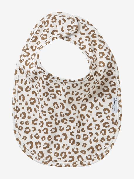 Leopard Bib Set, ENVIE DE FRAISE beige 
