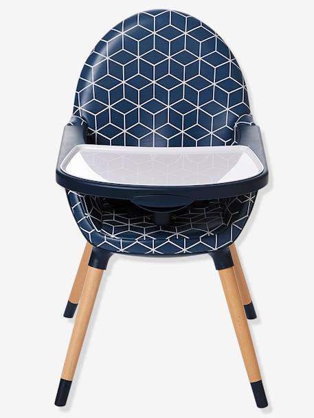 Progressive 2-Position Highchair, Topseat Dark Blue/Print 