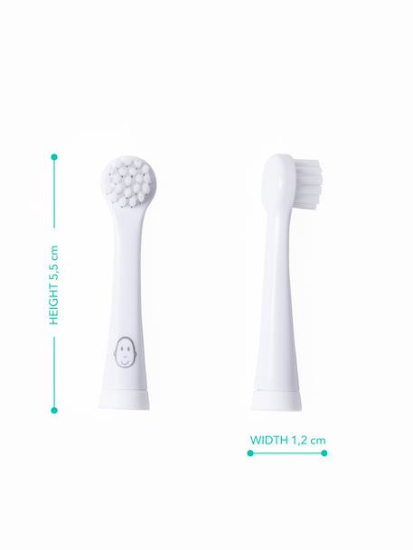 MATCHSTICK MONKEY replacement toothbrush white 