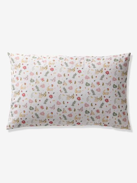 Enchanted Rabbit duvet cover + pillowcase bedding set old rose 