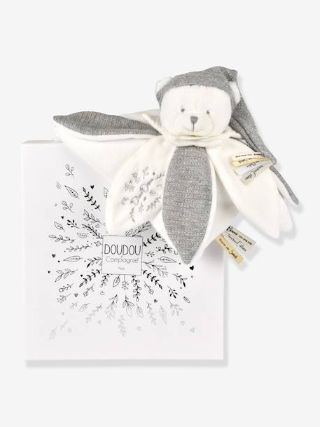 DOUDOU 25 years - SILVER BEAR - DOUDOU & COMPAGNIE Soother Holder Toy silver 