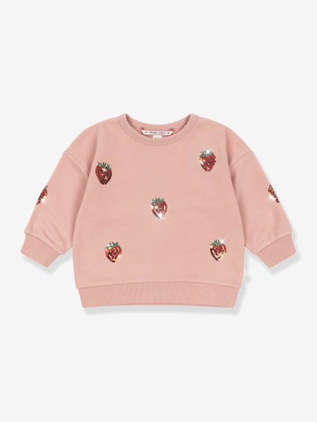 KONGES SLOJD Lou sequin motif sweatshirt rose 