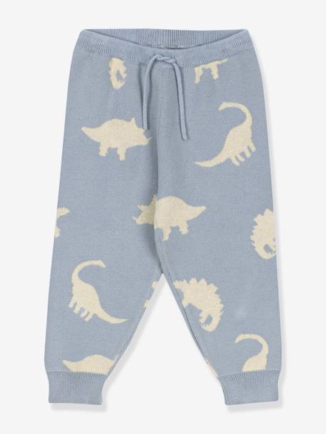 Trousers with Dinosaur Pattern, KONGES SLOJD grey 
