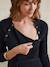 Knitted Dress, Maternity & Nursing Special Black 