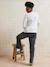 'New Edition Baby' nursing sweatshirt marl beige 