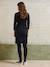 Knitted Dress, Maternity & Nursing Special Black 