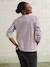 Striped nursing clothes t-shirt in organic cotton* bordeaux red 