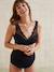 Scarf-Style Lace Bra for Maternity black 