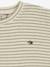Striped ITTY KONGES SLOJD sweatshirt in towelling. beige 