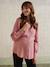 Cotton Gauze Blouse, Maternity & Nursing raspberry pink 