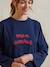 Set of 2-Piece 'Mon Amour' Pyjamas for Maternity navy blue 