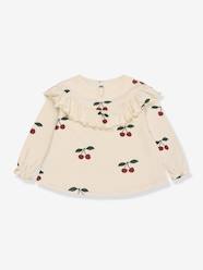 Ruffled Blouse with Glittery Details for Girls, KONGES SLOJD Girls-Ruffled Blouse with Glittery Details for Girls, KONGES SLOJD