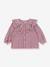 Girl's ruffled blouse with checks pattern KONGES SLOJD red 