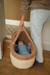 Moses Basket in Woven Natural Fibres for Babies, ENVIE DE FRAISE 0016+beige+sage green 