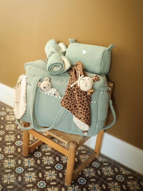 Customisable ENVIE DE FRAISE 24 or 48-hour changing bag sage green 