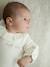 Pack of 2 Sleepsuits in Velour for Newborn Girls, ENVIE DE FRAISE ecru 