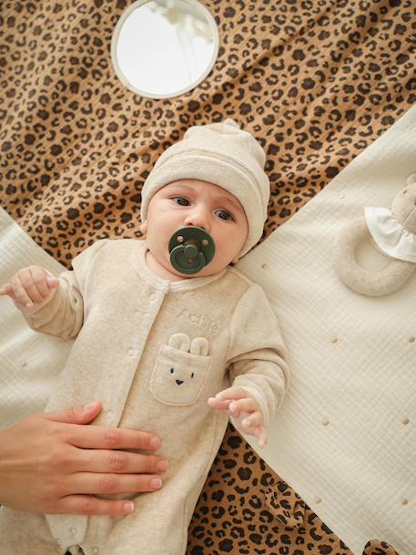 Leopard Activity Mat in Cotton Gauze, ENVIE DE FRAISE beige 