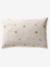 Duvet cover set + essential children's HIRONDELLES pillowcase, with recycled cotton printed white 