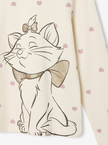 Girl's Disney® Marie Aristocats long-sleeved T-shirt ecru 