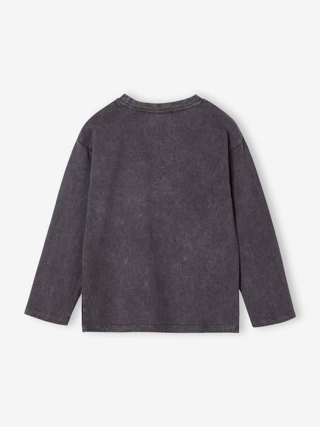 T-shirt with long sleeves AC DC® for boys anthracite 