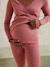 Set of 2-piece organic cotton* maternity and nursing pyjamas old rose 
