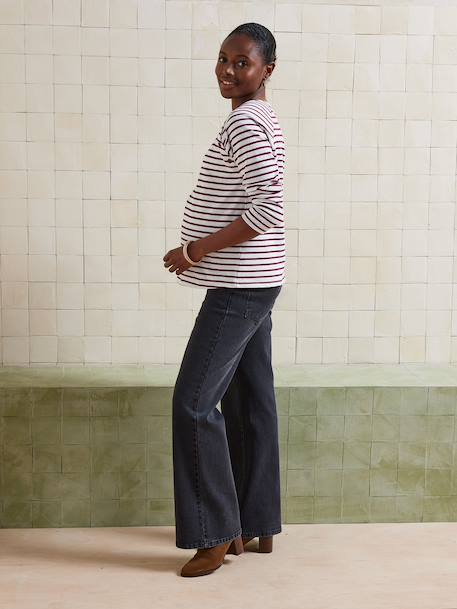Wide Leg Jeans for Maternity 6439+brut denim 