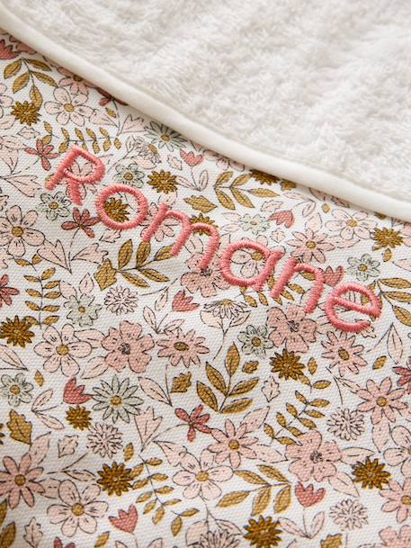 Changing Mat + 2 Changing Pads, FLORA printed white 