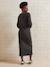 Ribbed Knit Dress for Maternity anthracite 