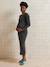 Ribbed Knit Dress for Maternity anthracite 
