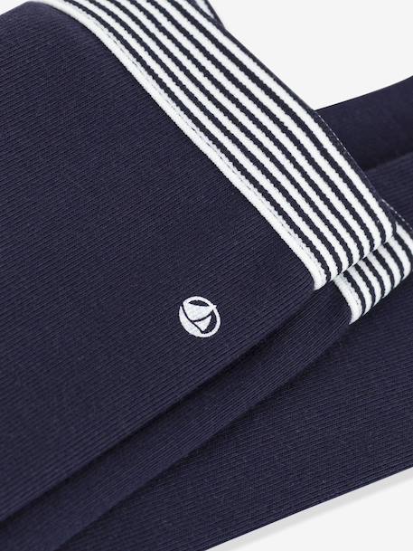 Plain Cotton Jeggings for Babies, PETIT BATEAU navy blue 