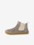 Barefoot Glitty Boots, NATURINO® brown+gold+taupe 