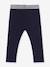 Plain Cotton Jeggings for Babies, PETIT BATEAU navy blue 