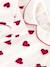 2-Piece Set Pyjamas with Heart Print for Babies, PETIT BATEAU white 