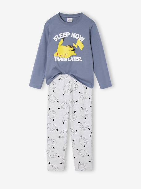 Pokemon® Pikachu Pyjamas for Boys grey blue 