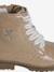 Ankle Boots with Laces & Zip for Children, Designed for Autonomy nude pink 