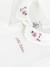Bodysuit with Embroidered Collar for Babies, PETIT BATEAU white 