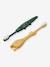 Fabio LIEWOOD toothbrush set green+rose 