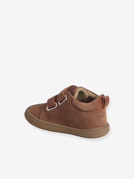 Pair of Soft Leather Boots for Babies, Designed for First Steps beige+blue+brown+electric blue+green+ocean blue+ochre+sage green+set beige+set brown+set green 