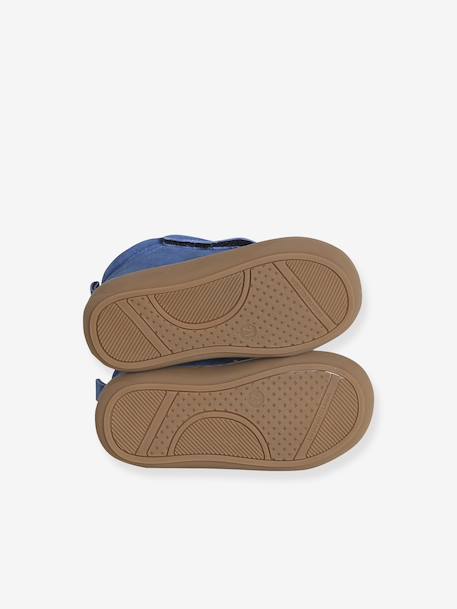 Pair of Soft Leather Boots for Babies, Designed for First Steps beige+blue+brown+electric blue+green+ocean blue+ochre+sage green+set beige+set brown+set green 