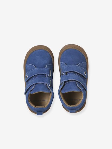 Pair of Soft Leather Boots for Babies, Designed for First Steps beige+blue+brown+electric blue+green+ocean blue+ochre+sage green+set beige+set brown+set green 